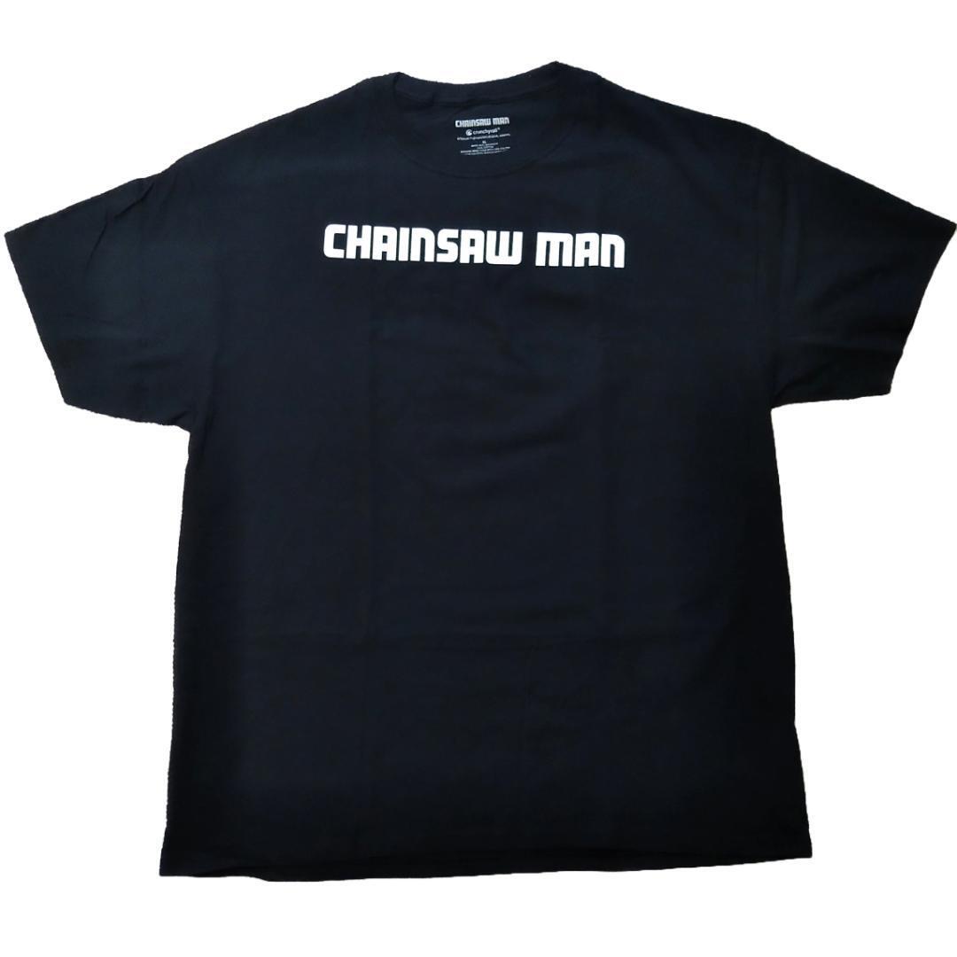 チェンソーマン Tシャツ XLサイズ 黒 アニメT オフィシャル