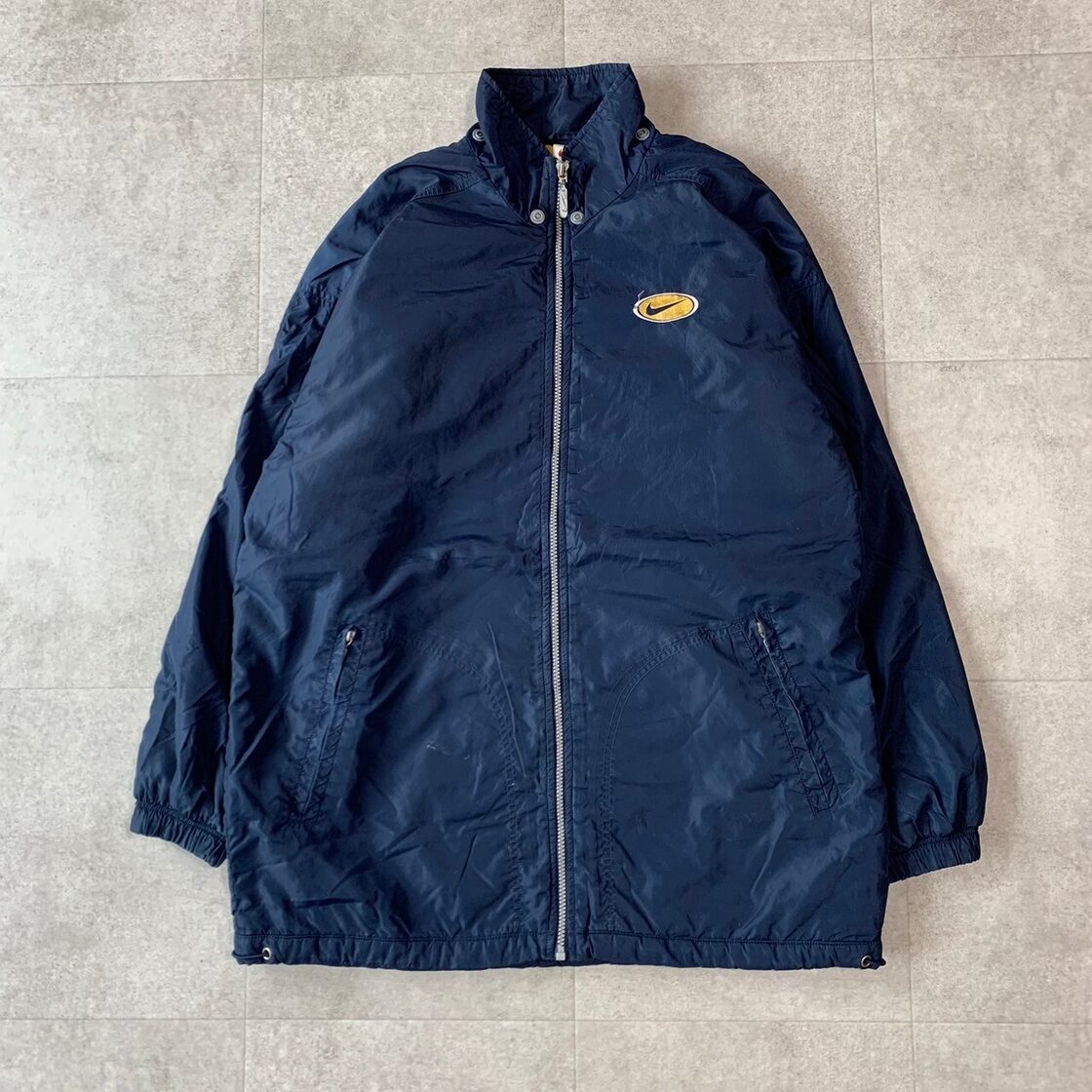 NIKE ナイキ ナイロンジャケット ビッグロゴ 銀タグ ビンテージ 90s 