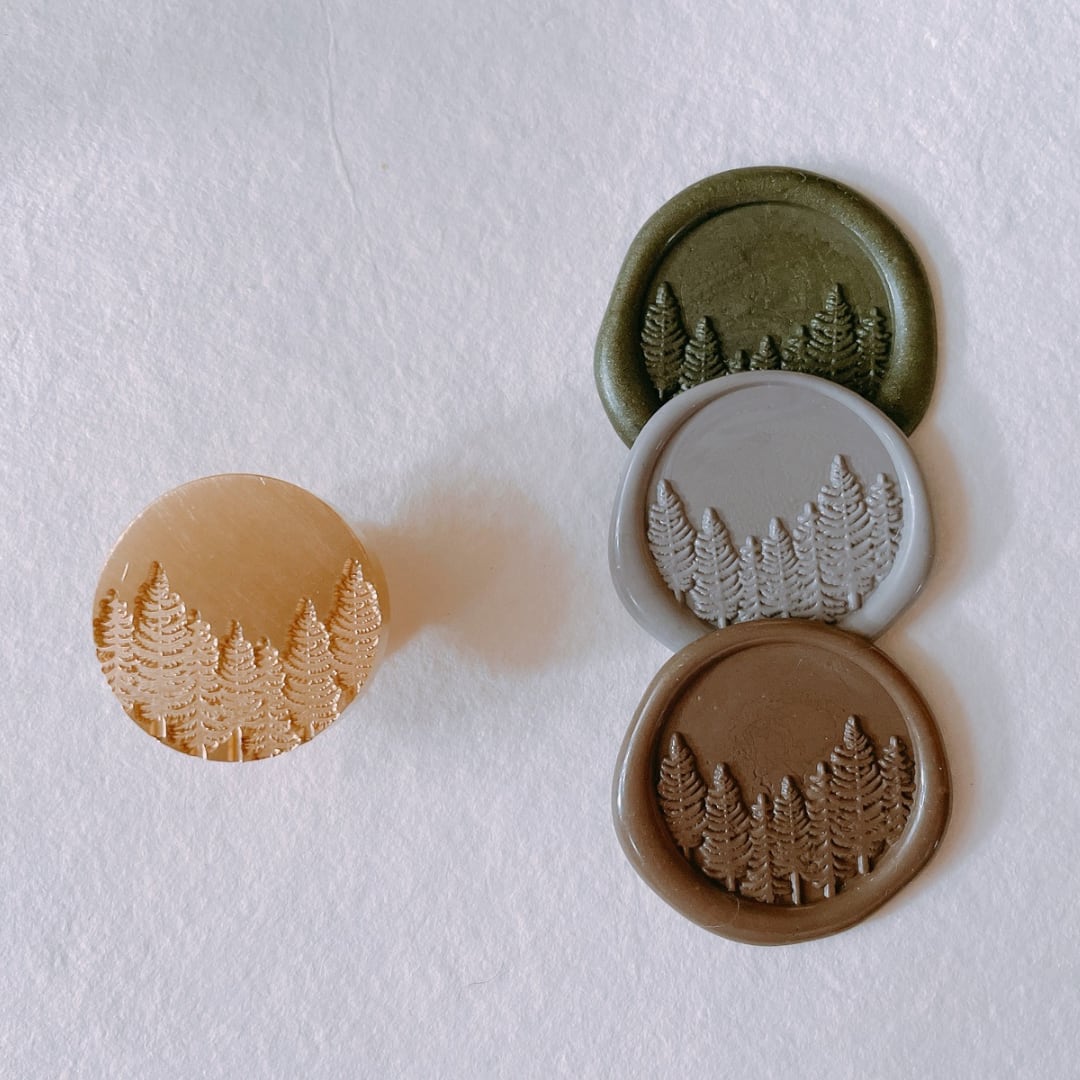 Wax Stamp -Forest／スタンプヘッド