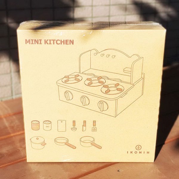 アイコニー ミニキッチン ままごと キッチン 国産ひのき ままごと遊び