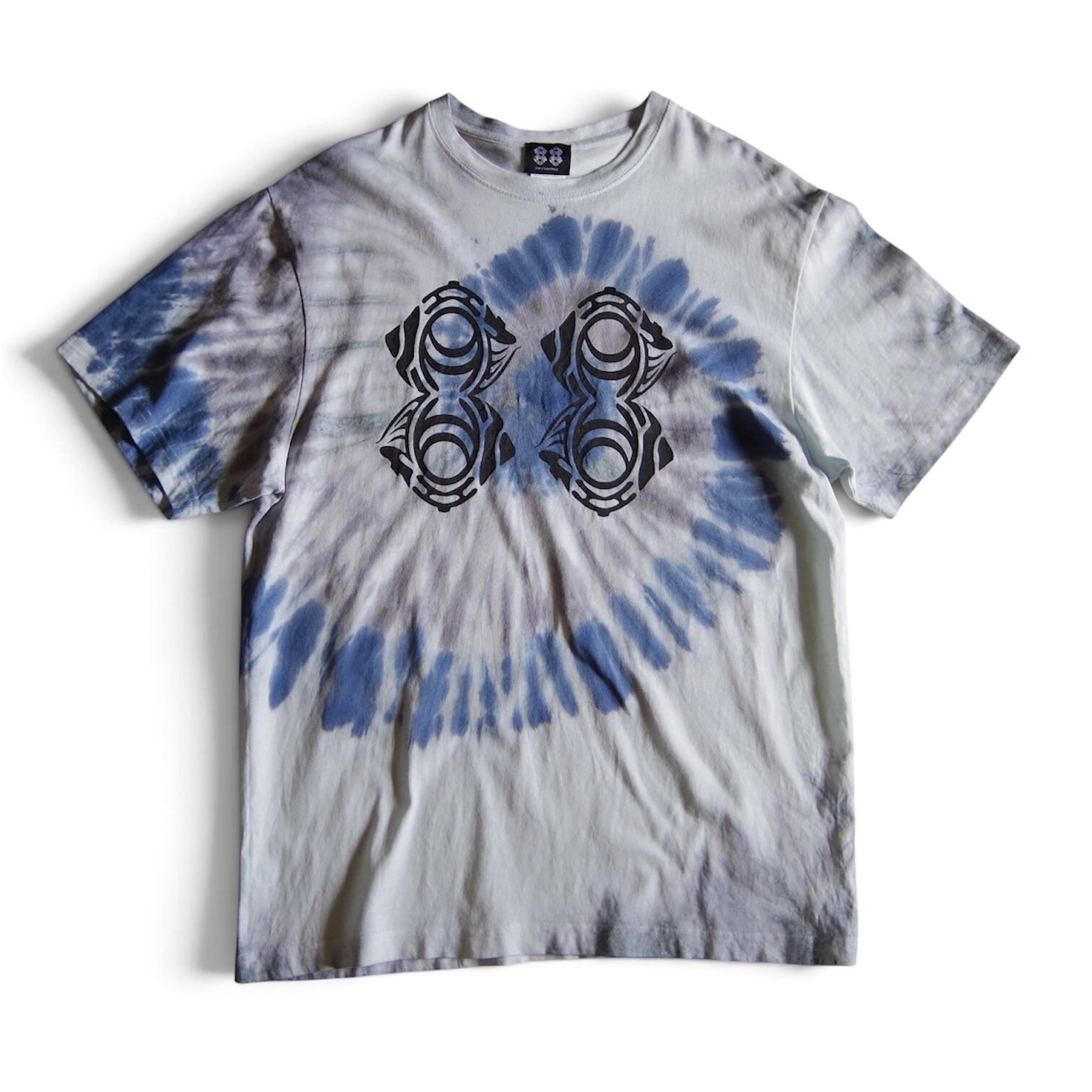 "88 LOGO" TIE DYE ORGANIC COTTON T-SHIRT / タイダイ オーガニックコットン Tシャツ -L- 【送料無料】