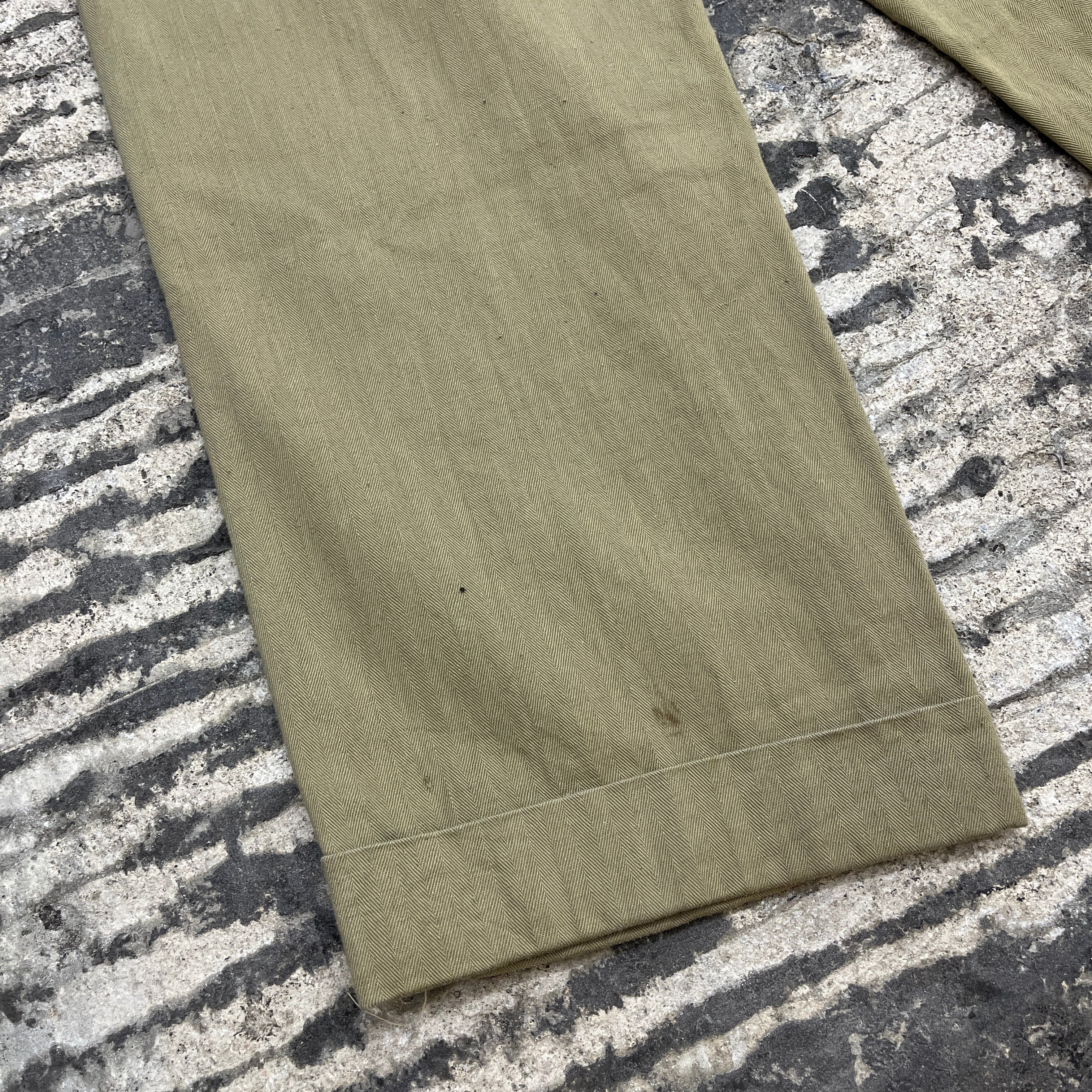 50s Lee HBT Work Pants 50年代 リー ヘリンボーンツイル ワークパンツ
