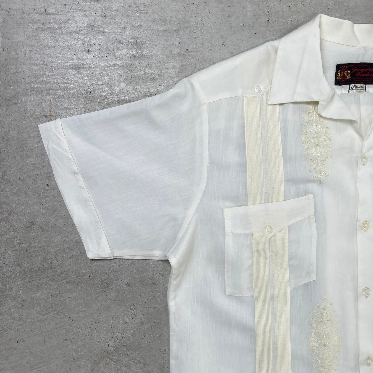 70年代~80年代 Guayabera Yucateca キューバシャツ メキシカンシャツ 