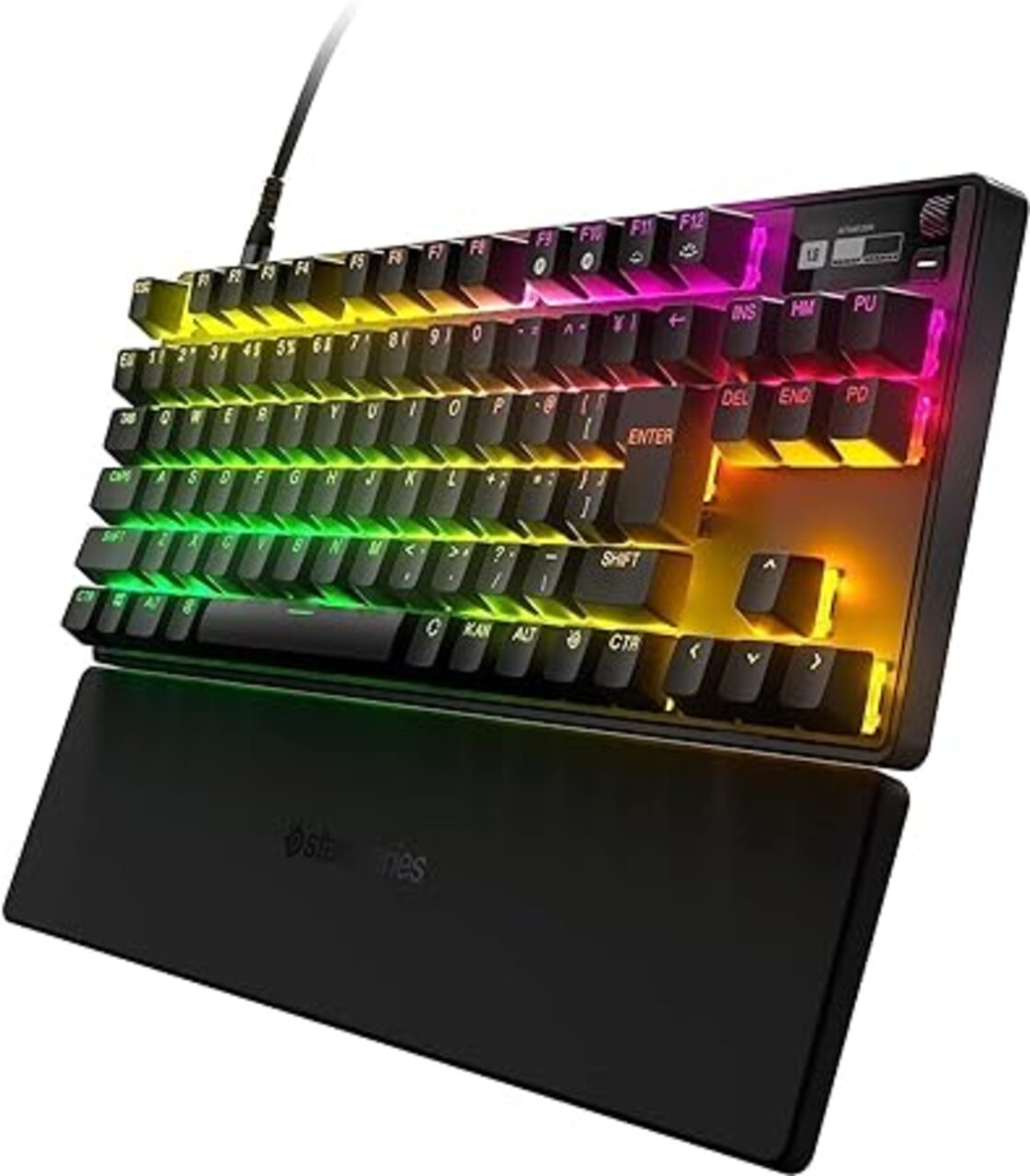 SteelSeries ラピッドトリガー 搭載 ゲーミングキーボード テンキー 