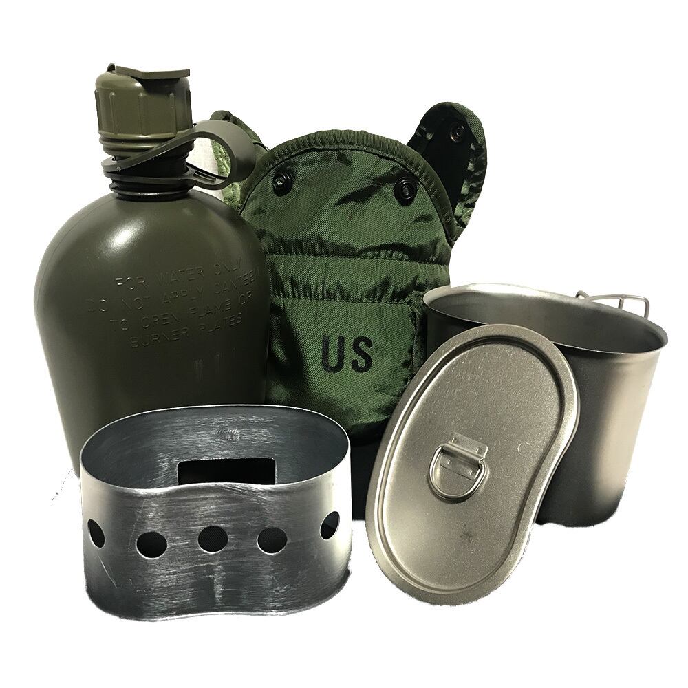 5PC Military ミリタリー Canteen キャンティーン クッカー リッド