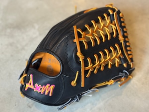 スペシャル刻印入り店舗別注モデル【D×M】硬式用グローブ ブラック 平裏刻印入り スペシャル刻印入り店舗別注モデル【D×M】硬式用グローブ ブラック 平裏刻印入り