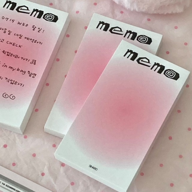 siharo〔memo-pink-〕