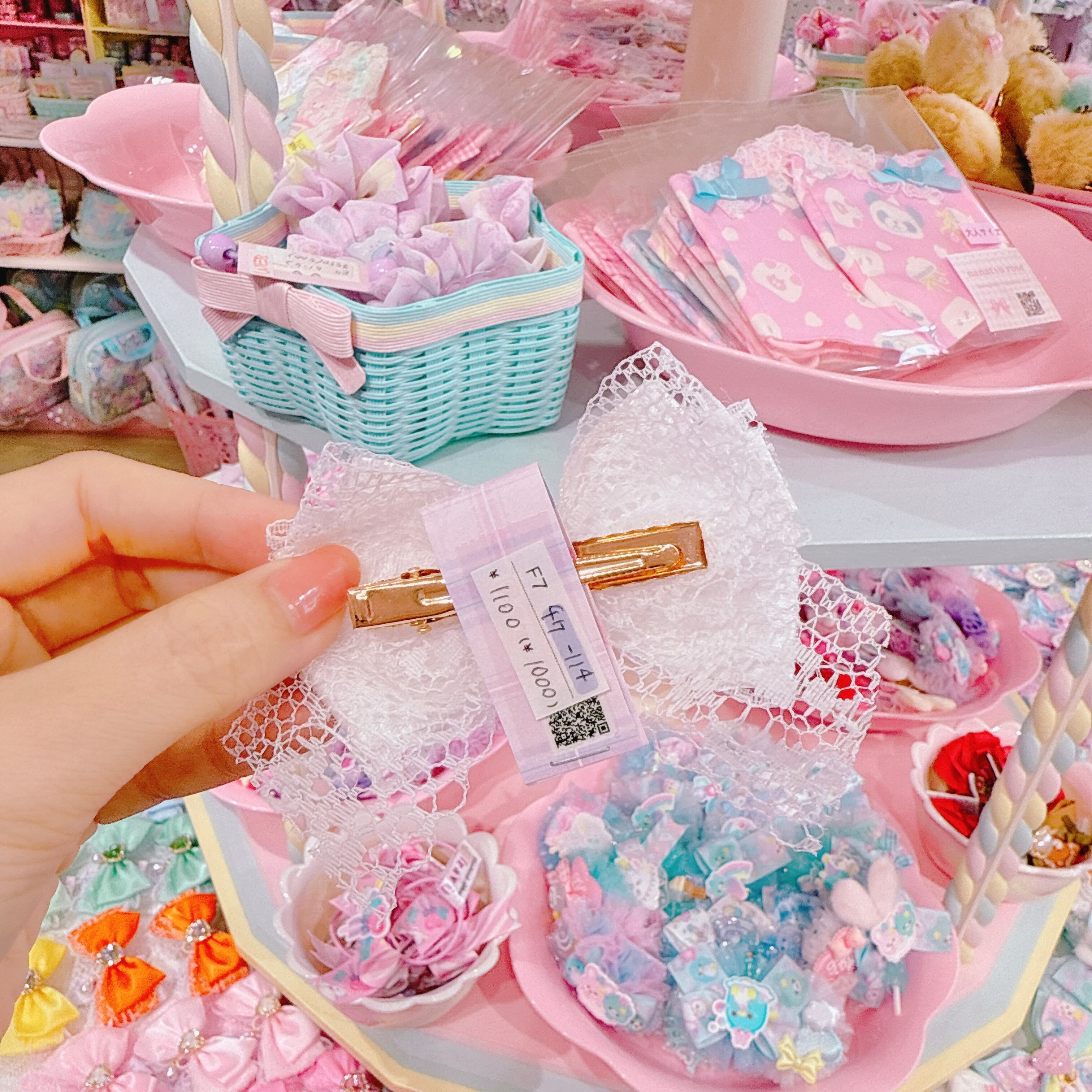 【F7】47-114推し色ヘアクリップ