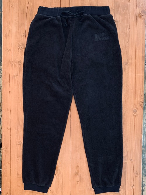 【SOFTMACHINE】ソフトマシーン GOD FLEECE PANTS (BLACK) フリース パンツ