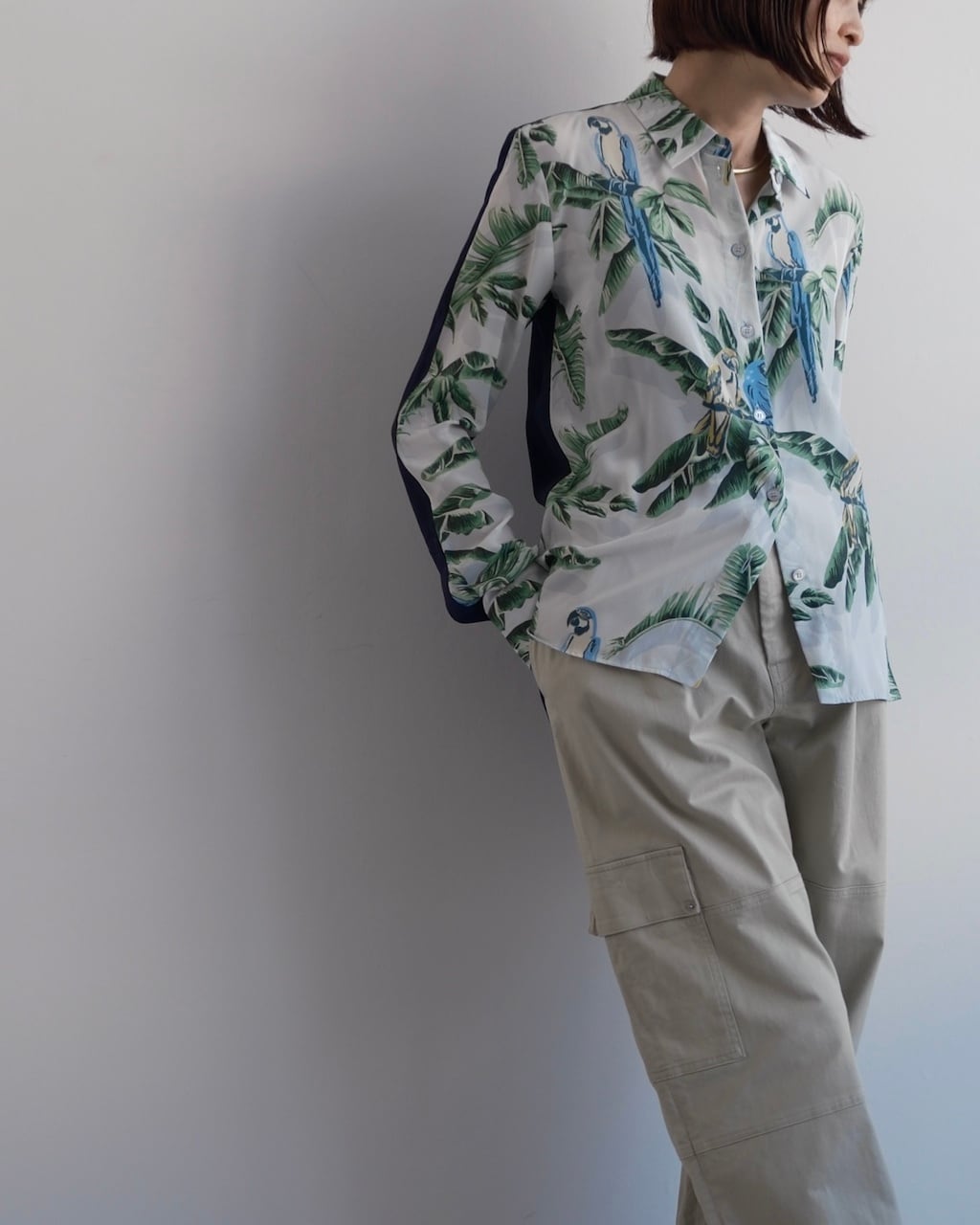 STELLA McCARTNEY SILK PRINT SHIRT | dear closet