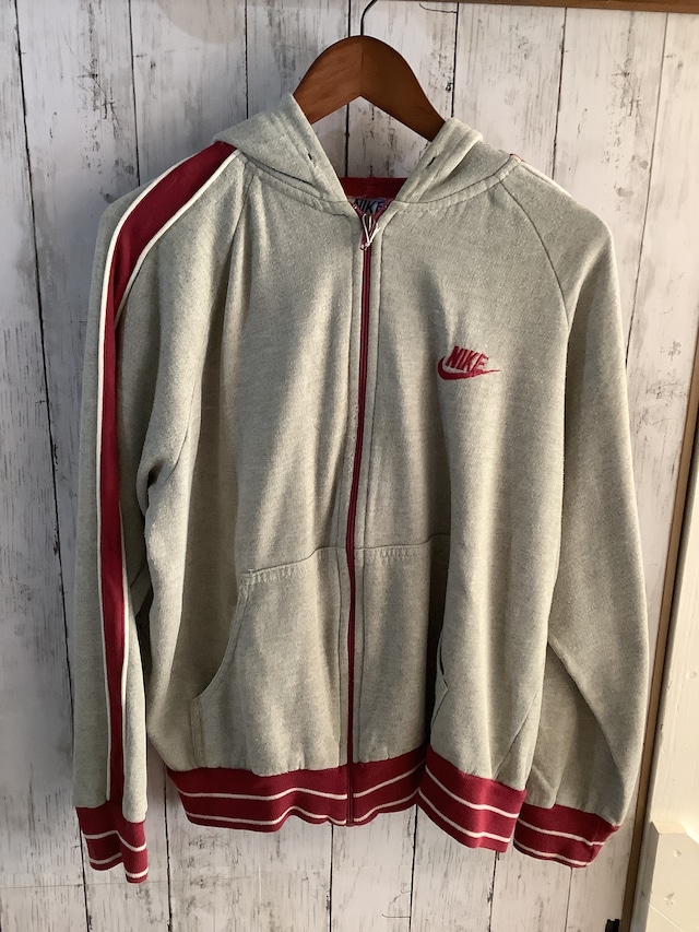 80s ビンテージ　NIKE ジップアップパーカー