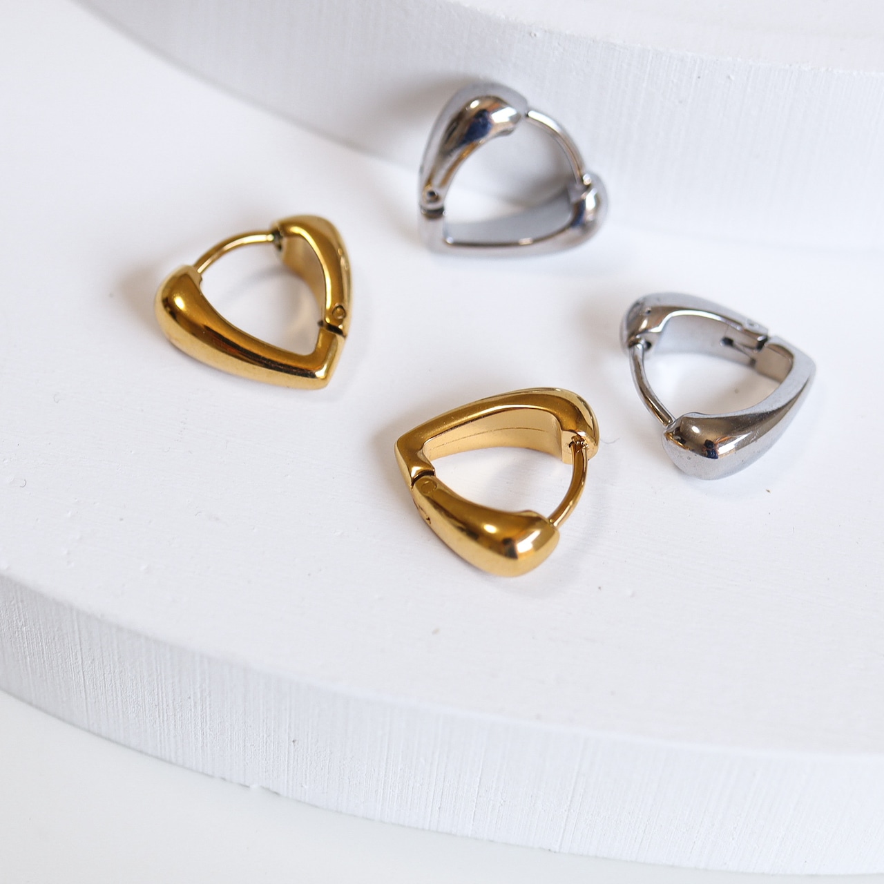 【ミニサイズ】stainless petit hoop pierce