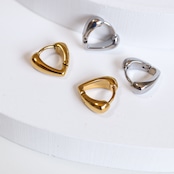【ミニサイズ】stainless petit hoop pierce