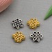 合金チベット銀透かし彫りアクセサリーパーツ 12mm 수납