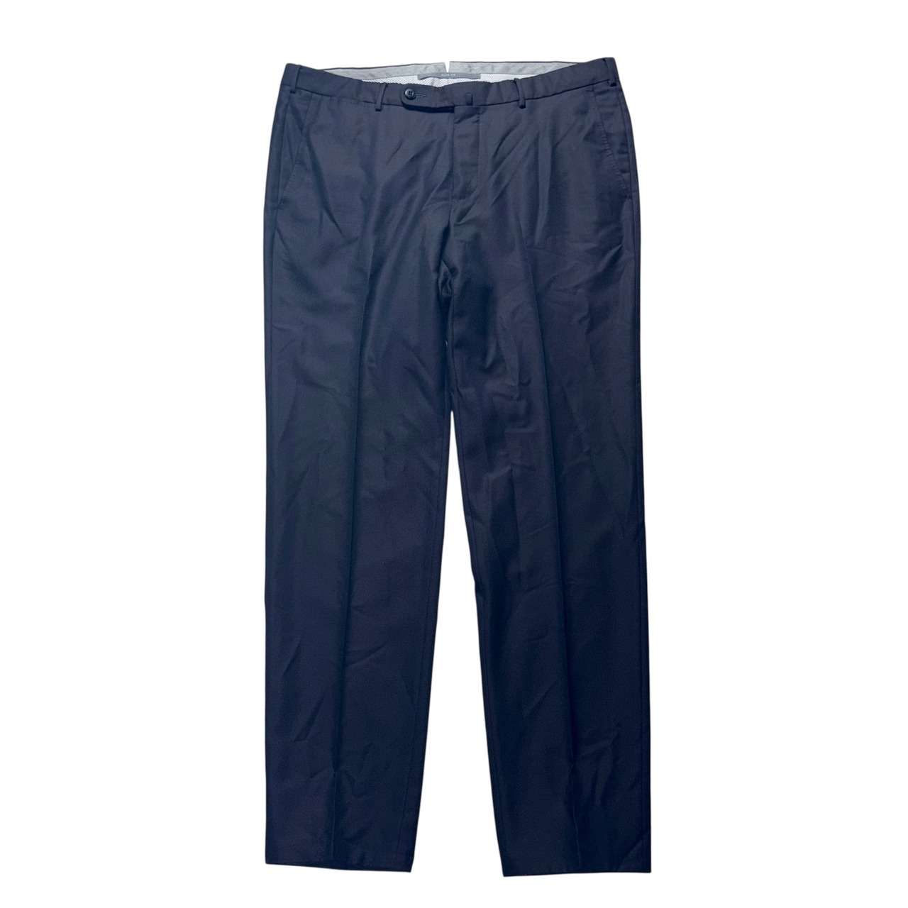 ERMENEGILDO ZEGNA brown wool slacks