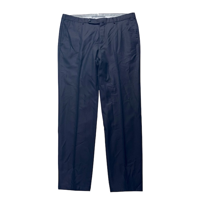 ERMENEGILDO ZEGNA brown wool slacks