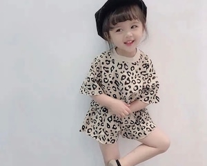 セットアップ / ヒョウ柄 / 女の子 / 男の子 / ~120( A~D )