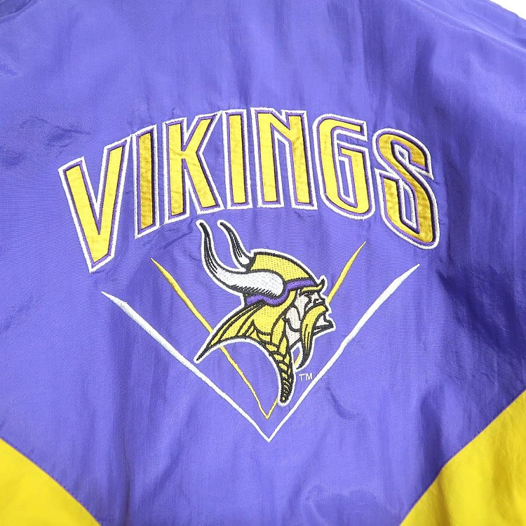 古着 90年代 Chalk Line NFL ミネソタ・バイキングス 中綿 ナイロン