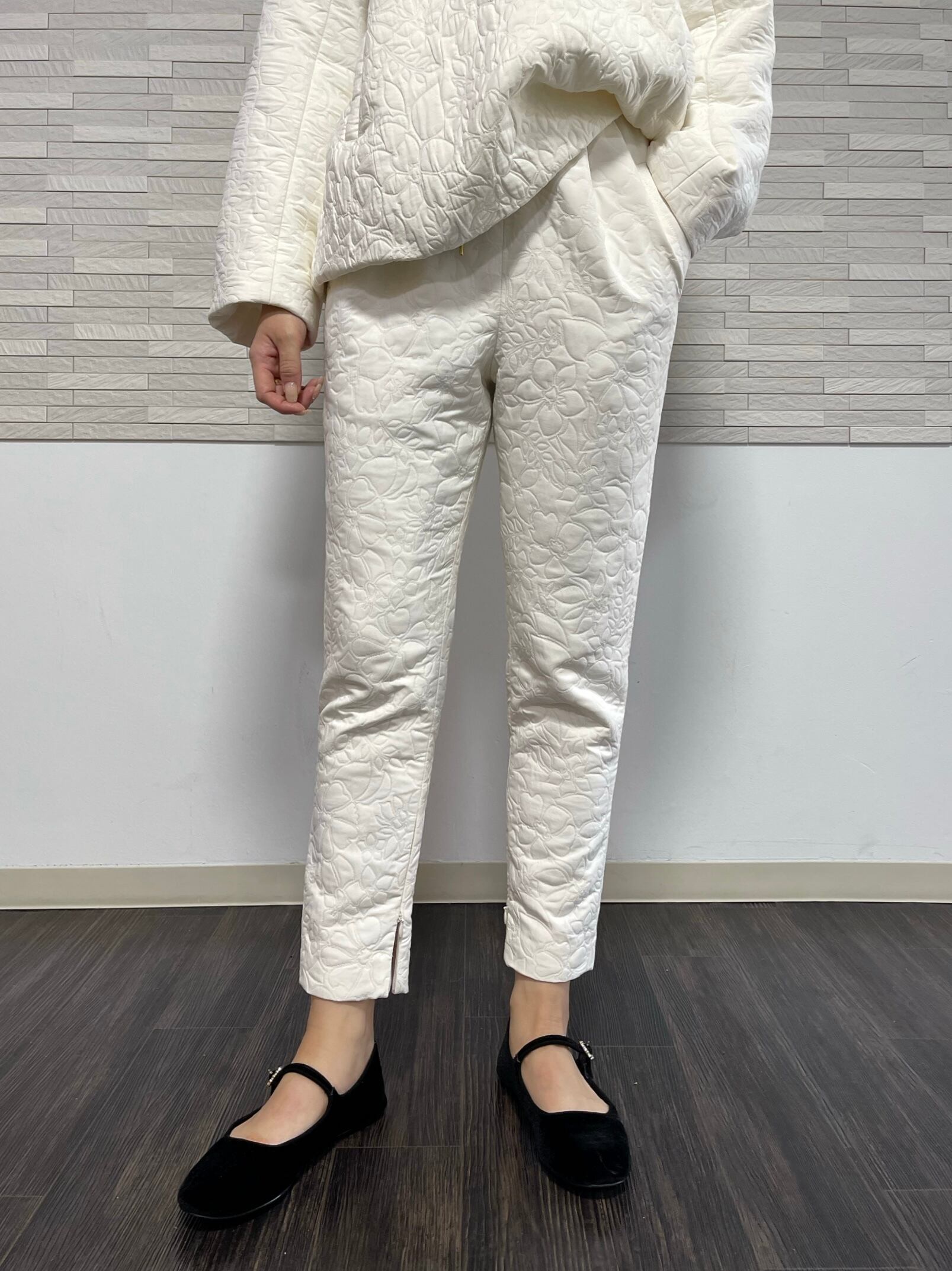 HYEON / flower quilting pants レビュー高評価の商品! 10200円 www