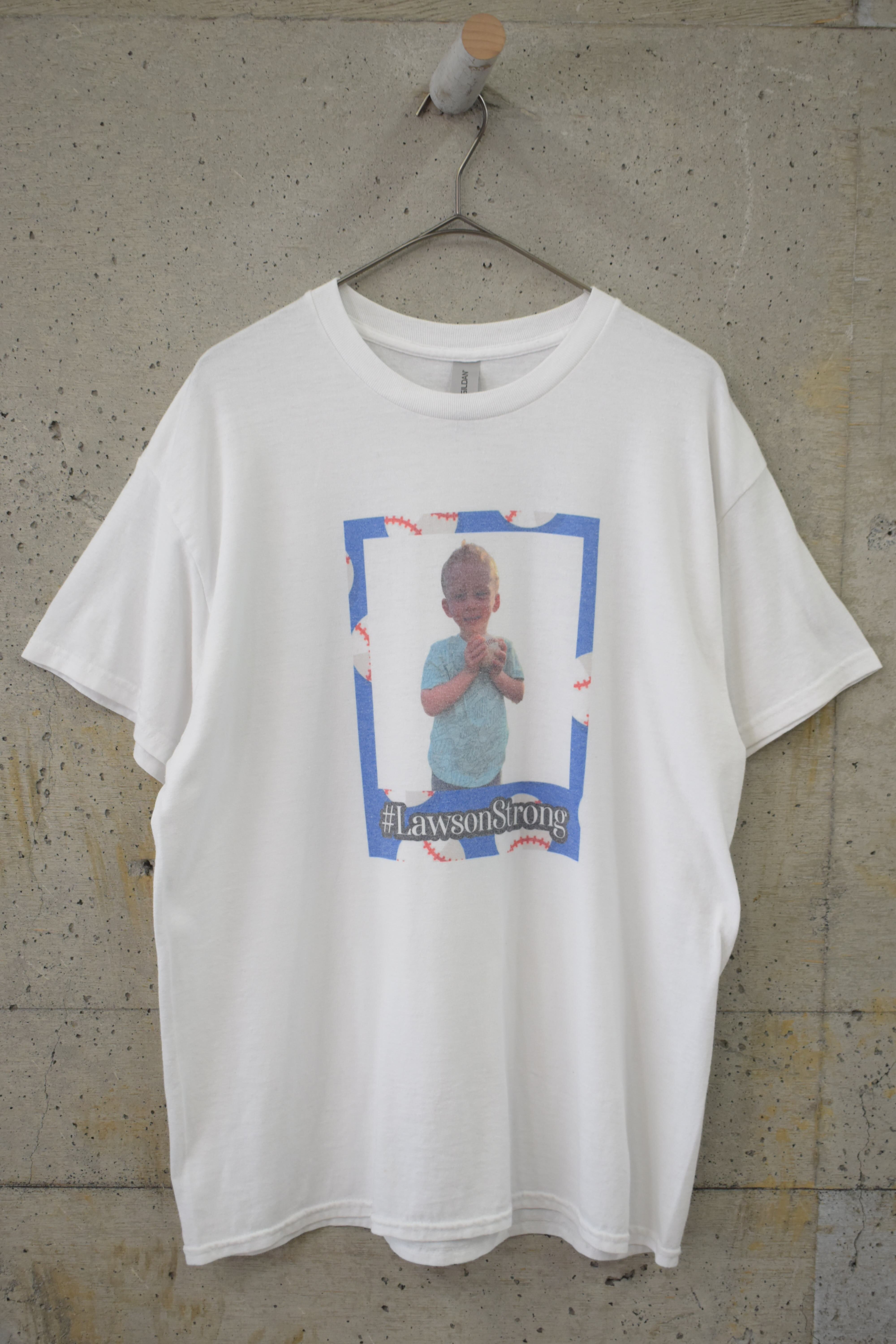 Boy and baseball T-shirt