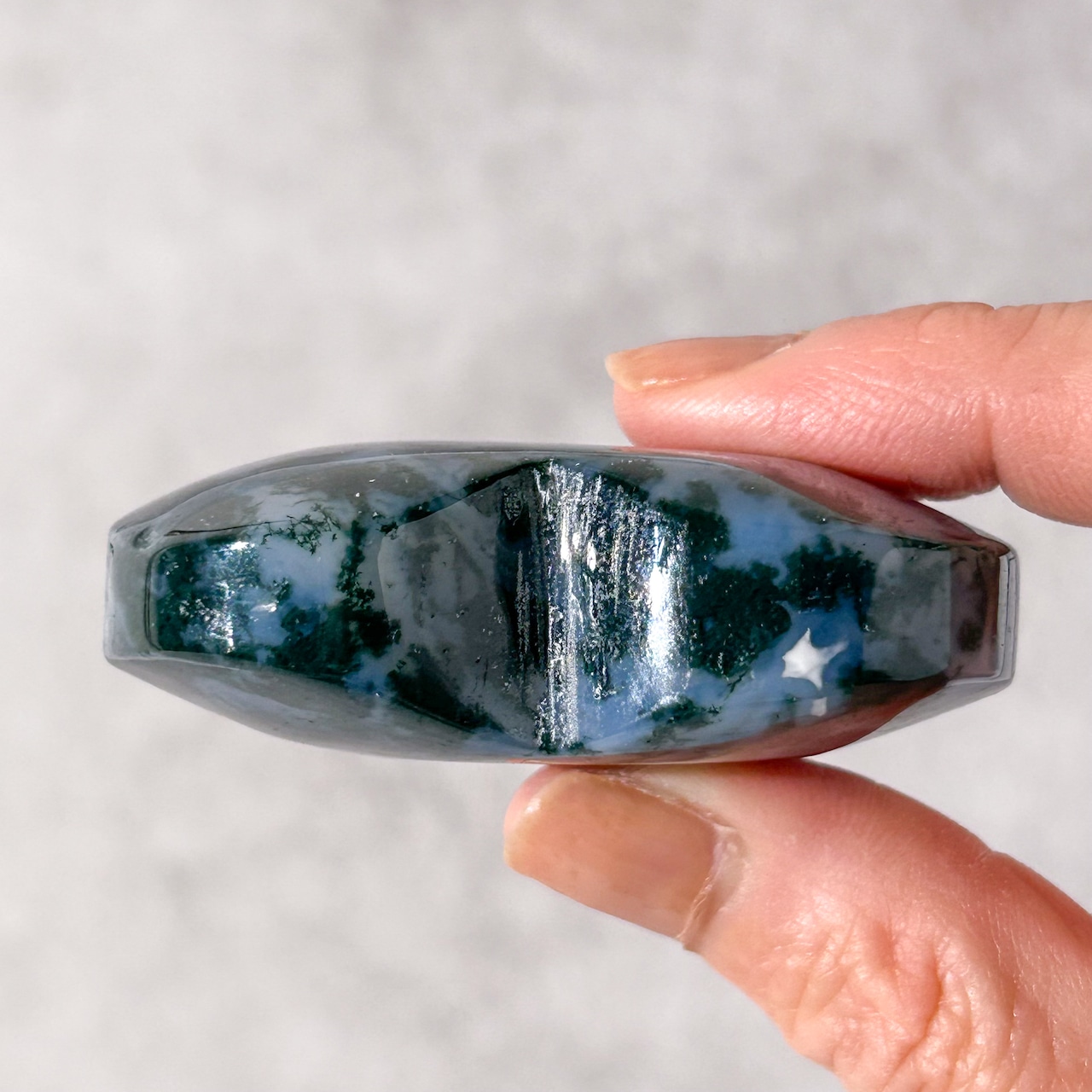 モスアゲート ハート02 ✳︎ Moss Agate ✳︎ 天然石