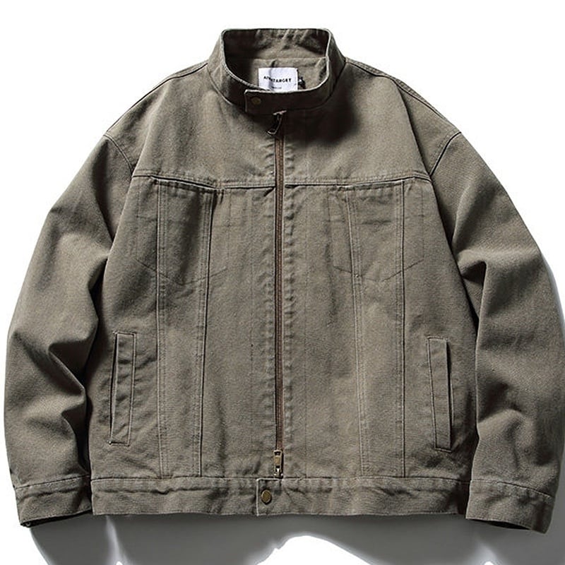 Stand collar work jacket 3198