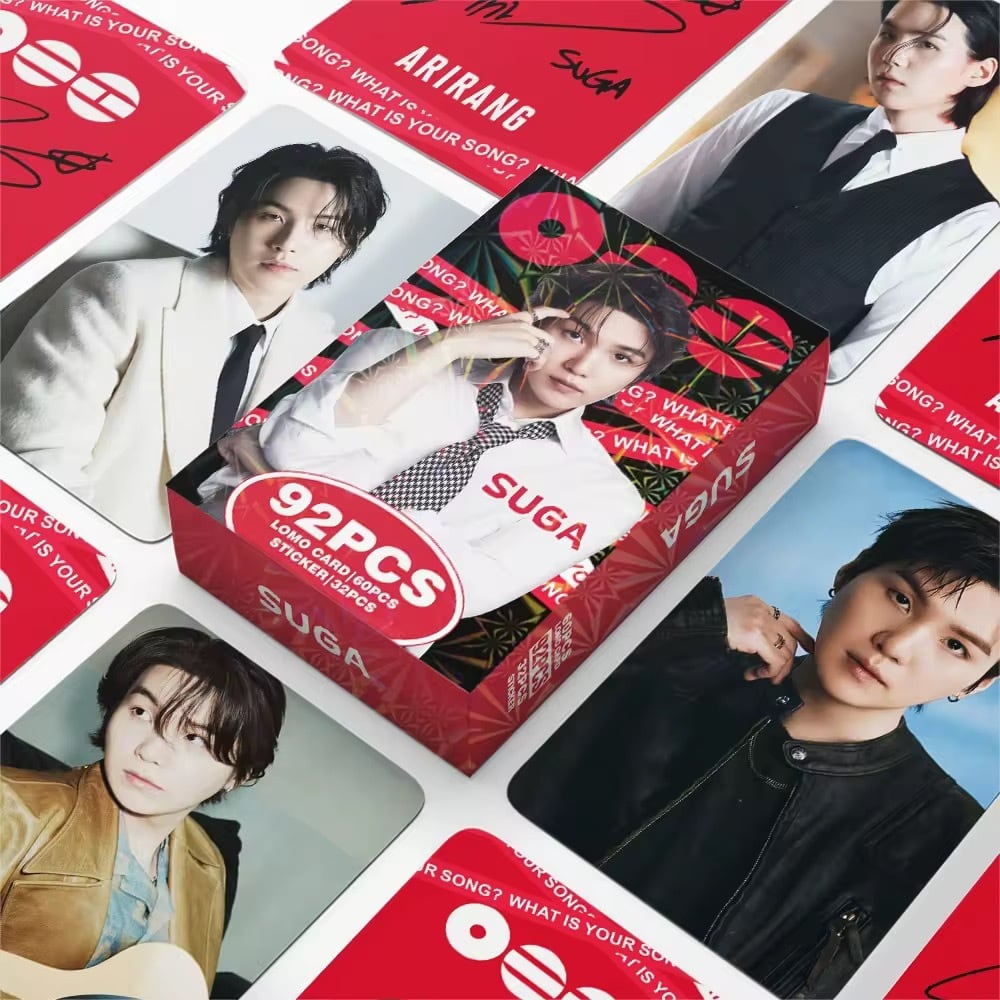 BTS ARIRANG SUGA 60+32枚セット フォトカード | KPOWER