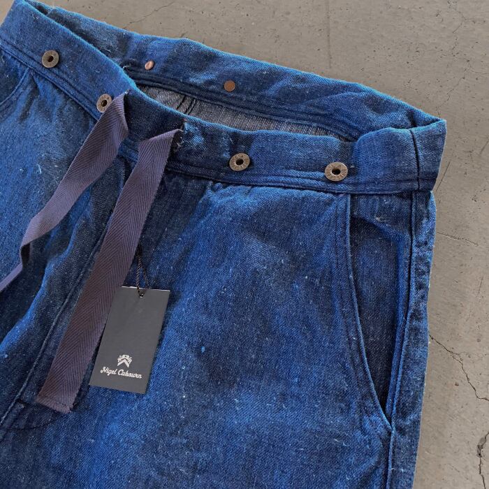 Nigel Cabourn / MODIFIED HOSPITAL PANT - HEMP DENIM | WhiteHeadEagle