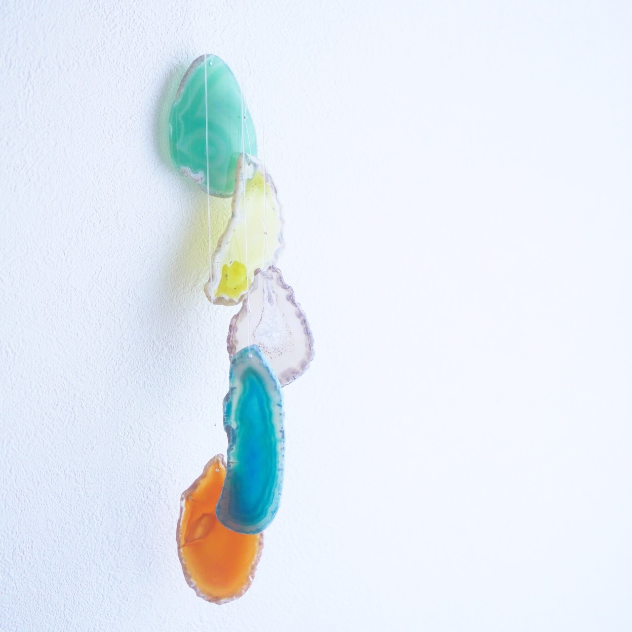 Summer Beach 06 - アゲートヒーリングチャイム / Agate Sun Catcher Wind Chime 453