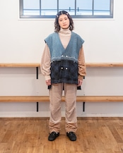 MK27A-V-01  CLOAK-VEST  #BLU  TYPE２