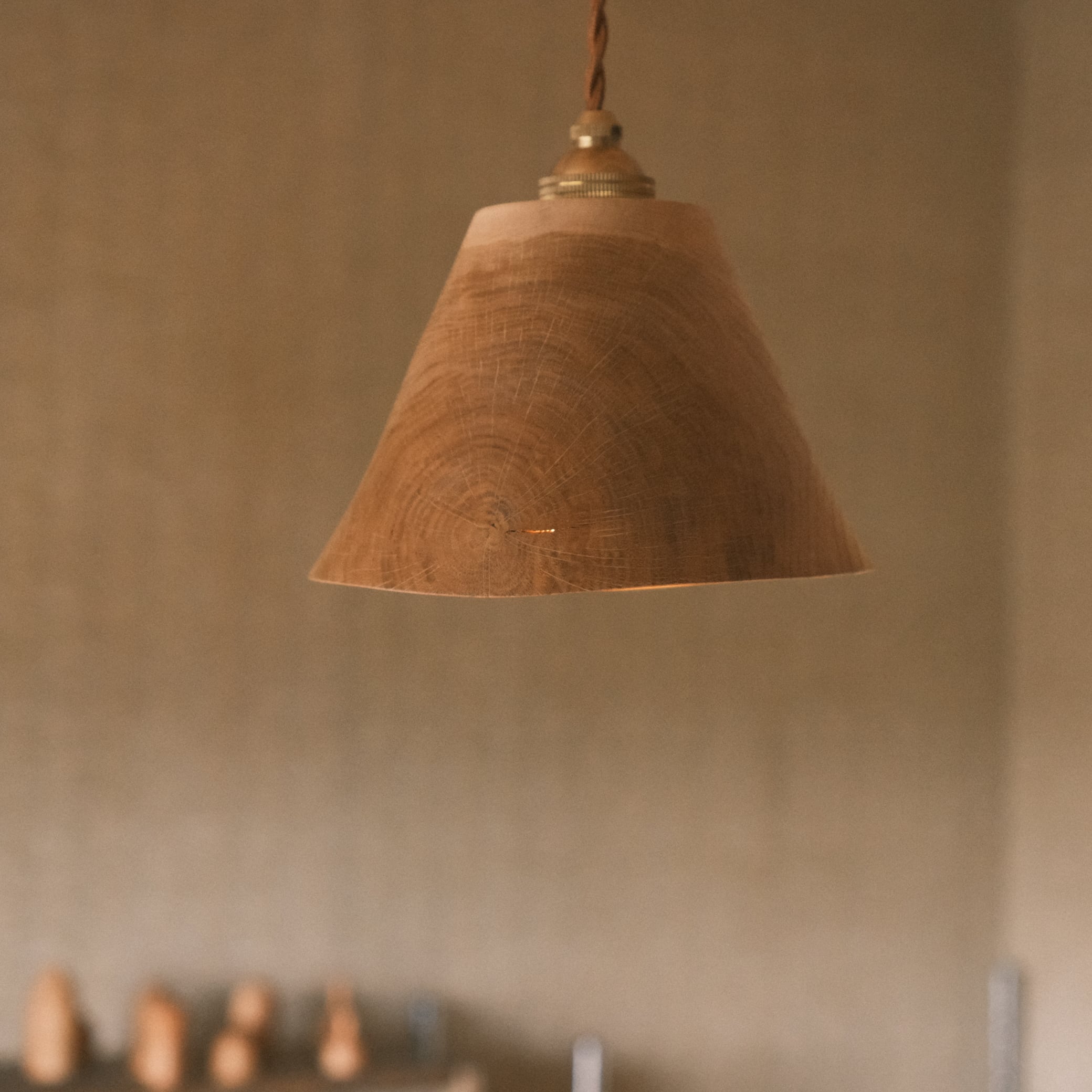 ミズナラ／lamp shade | waranoue