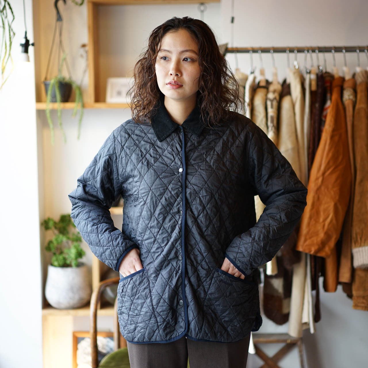 安心 保証 Barbour キルティングジャケット | ochge.org