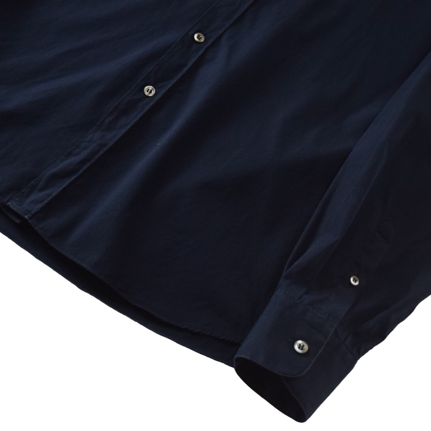 ★新品★PRADA 黒(濃紺) ドレスシャツ シャツ イタリア製カラーブラック