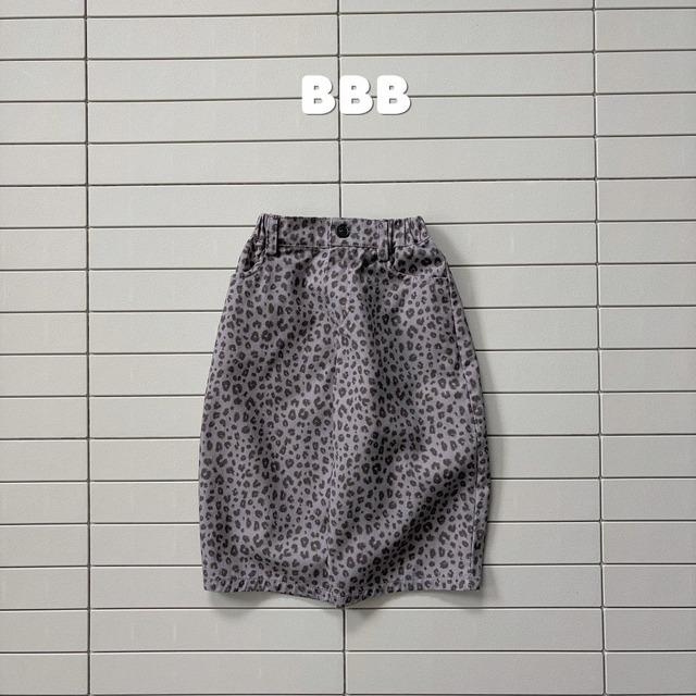 【取寄】bella bambina｜leopard denim pants (light purple)｜レオパードデニムパンツ（ライトパープル）｜XXS-XL｜kids｜26 autumn