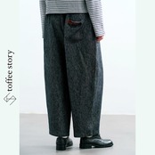 【2color】リボンにときめく、秋のリネンセットアップ 《P0256》