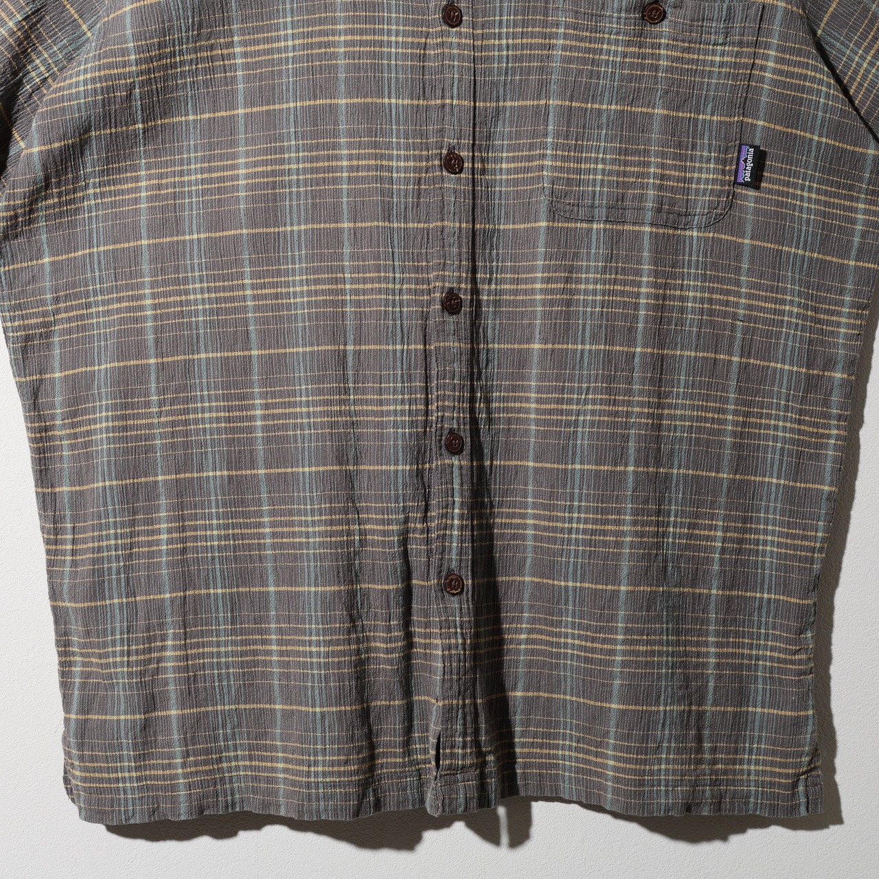 極美品 L 13年 A/C Yarn Dye Shirt Patagonia ACシャツ ヤーンダイ パタゴニア