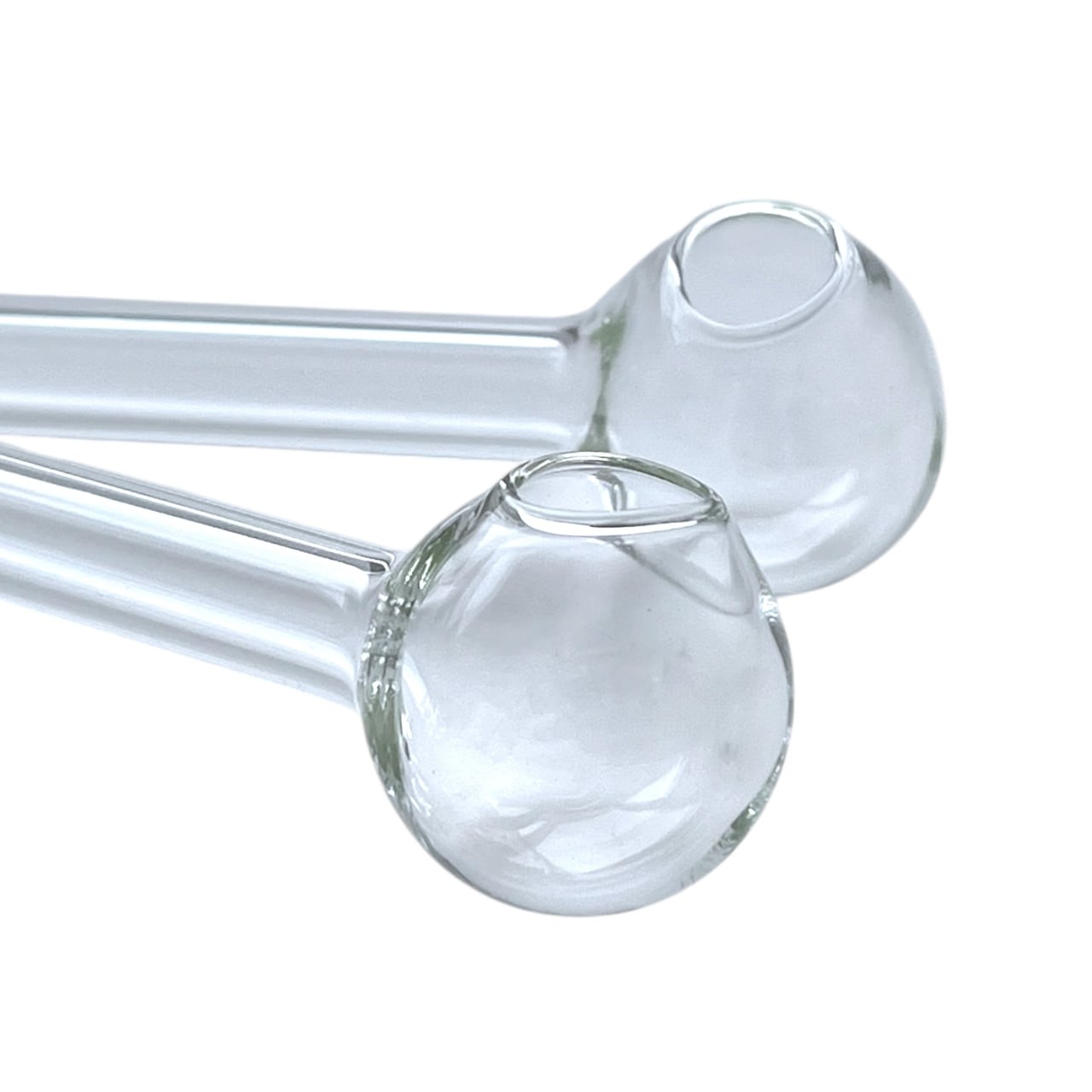 420friendly ハッカ用ガラスパイプ ミニサイズ 6〜7cm(2本セット