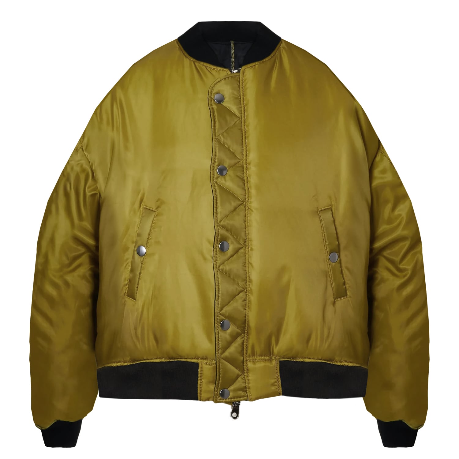 SHINYA KOZUKA | HIS BOMBER (BLACK / LIME) | UNEEK BASEMNT