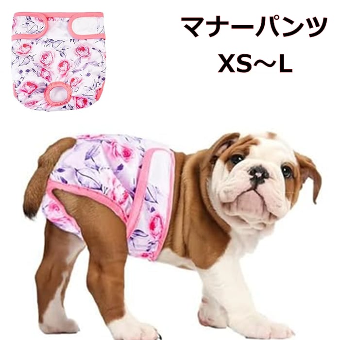 花柄【サイズ交換、返品対象外】新柄追加 マナーパンツ 犬 フレンチ