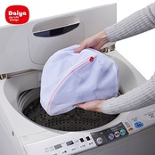 ダイヤ (Daiya) 洗濯ネット ランドリーネット AL 丸型ガードネット 大 直径約30cm ドラム式対応 乾燥機対応 YKKファスナー 目の細かいメッシュ生地 ブラウス トレーナー 057001
