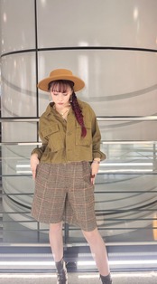 KULU チェック柄パンツ