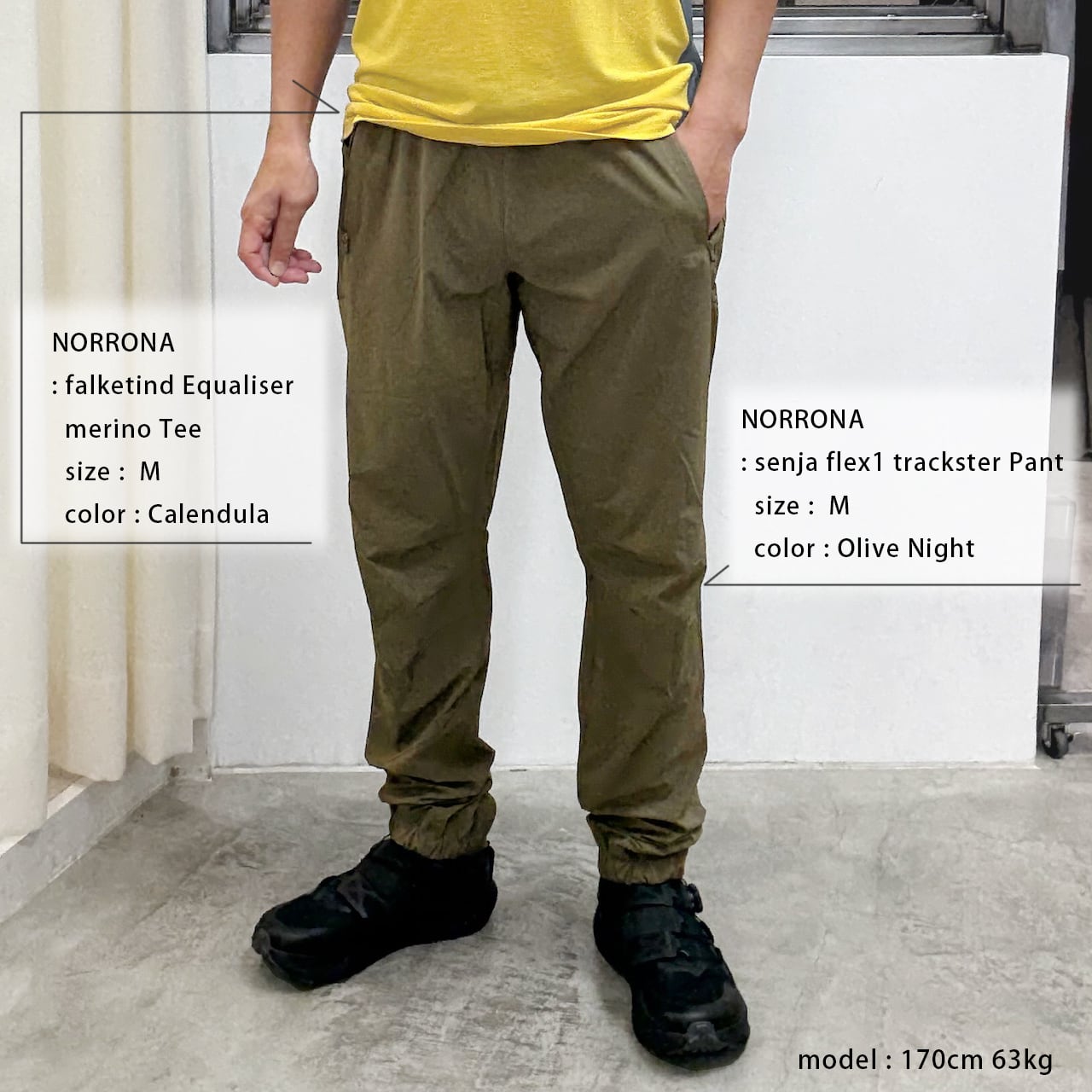 NORRONA senja flex1 trackster Pant M's | WORKROWN UNIFORM