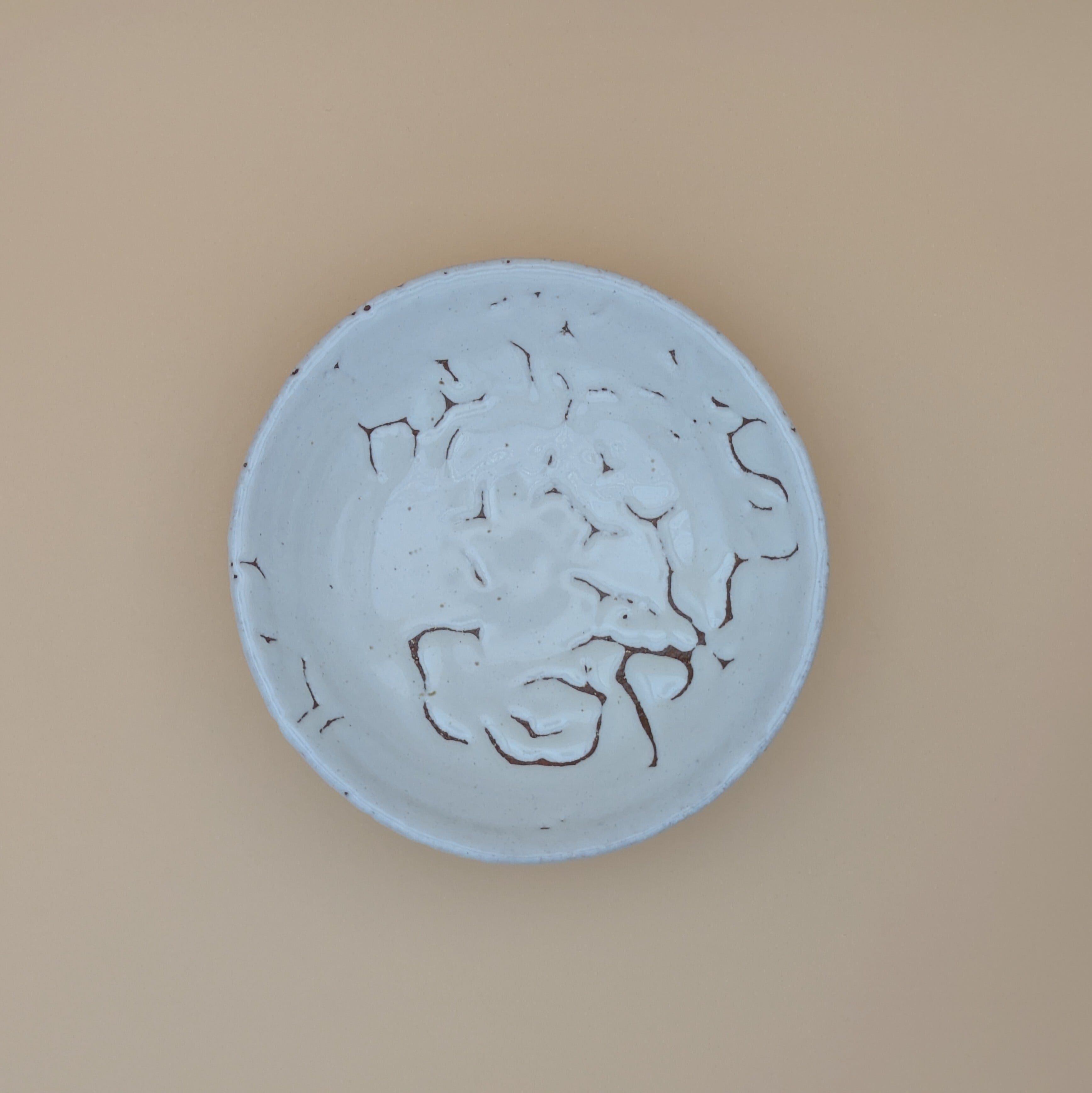 盛皿4寸 萩焼（白 鬼萩 ） | Pay ID