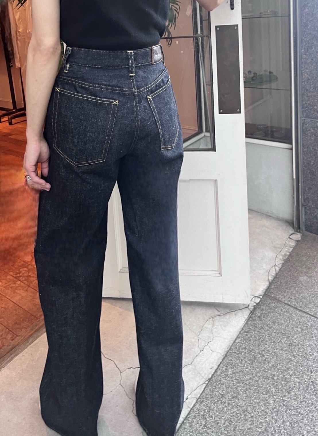 fumika uchida デニム 34 FUMIKA_UCHIDA [DENIM STRAIGHT PANTS  