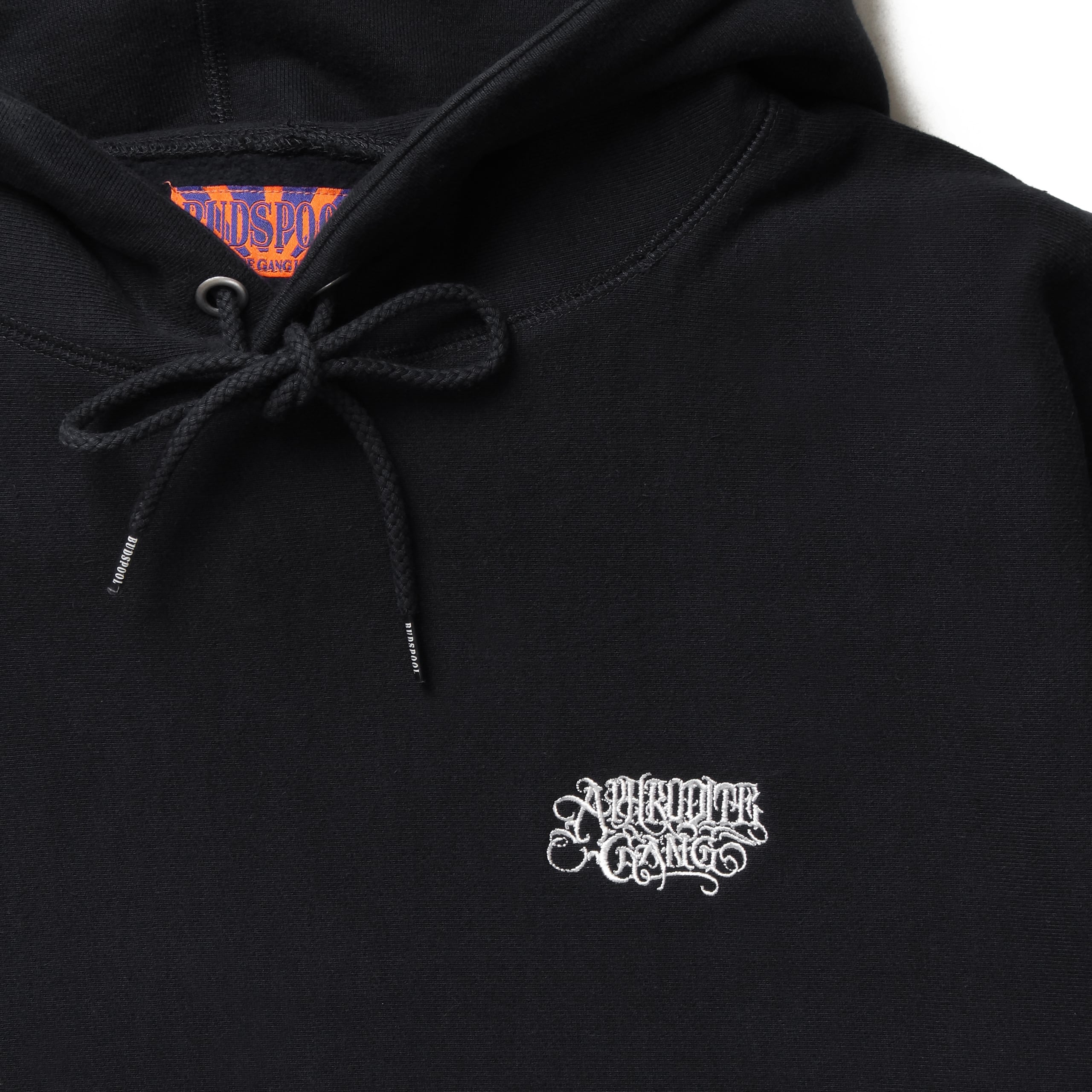 【良品】BUDSPOOL LOGO HOODED SWEAT SHIRT