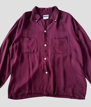 -Archdale- Vintage 50-60s L Rayon Shirt