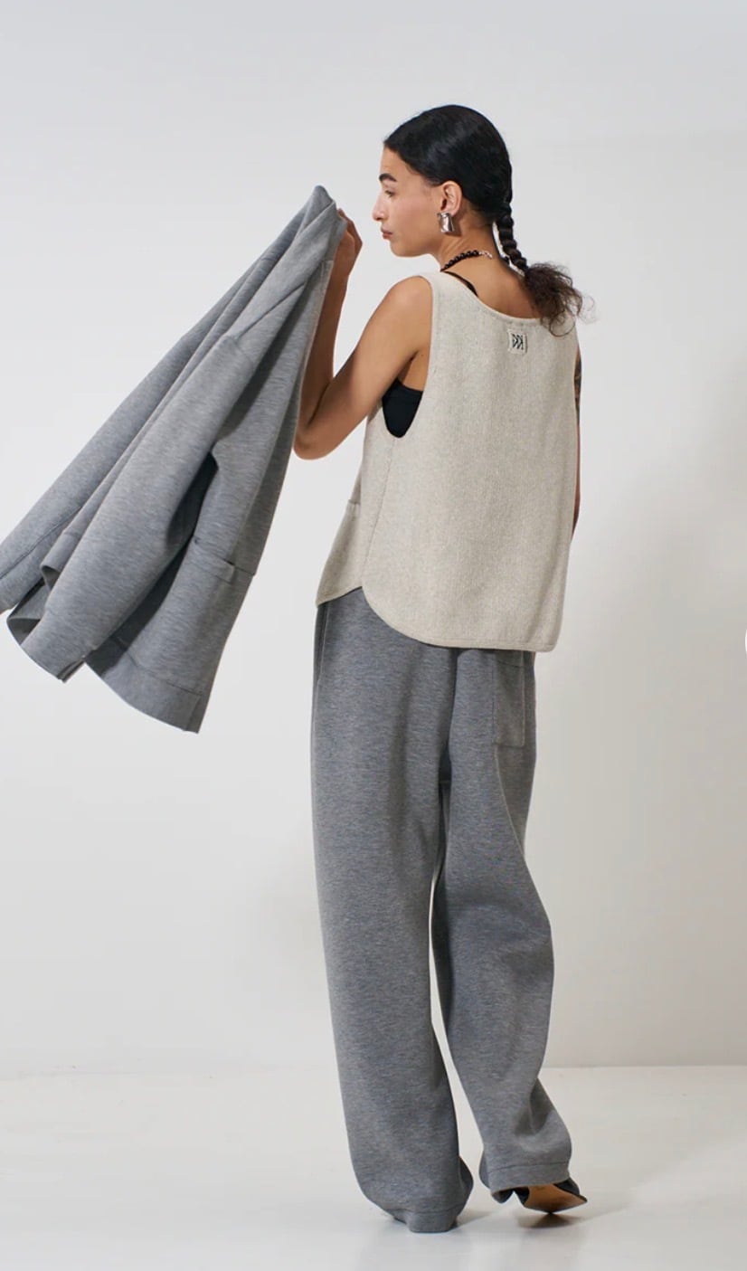 YENN 】 BOAT NECK KNIT VEST | valance 福井｜レディース セレクト