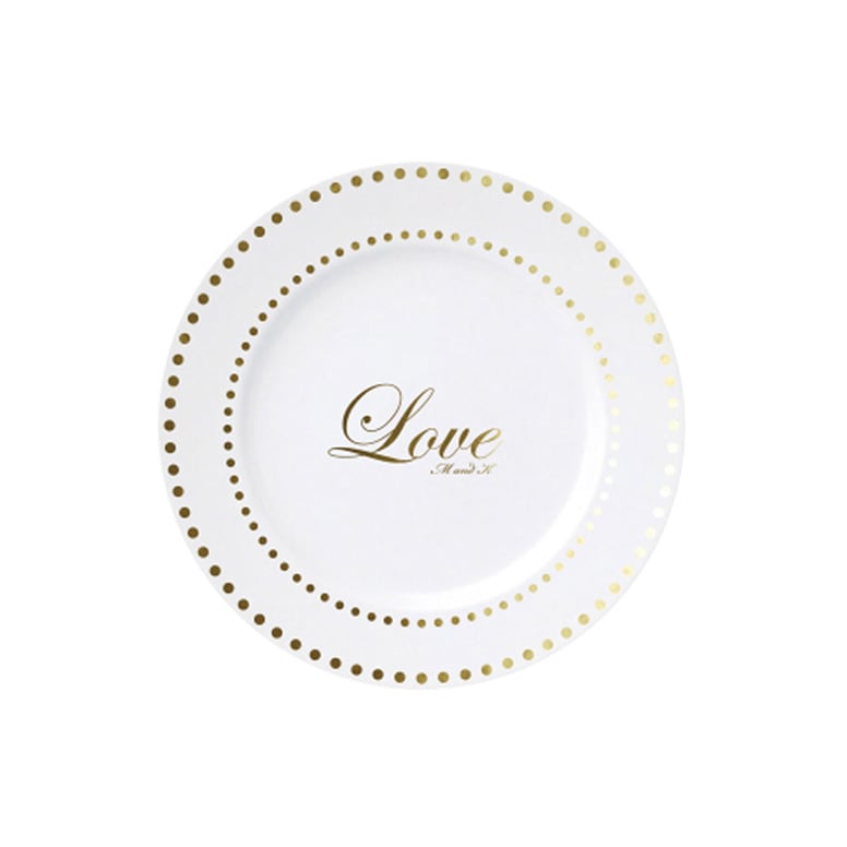 Love and Double Dots Plates