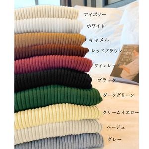 ボトルネック リブニット レディース 春秋冬 トップス きれいめ 大人 かわいい シンプル おしゃれ 通勤 オフィス ビジネス 大人可愛い 大人女子