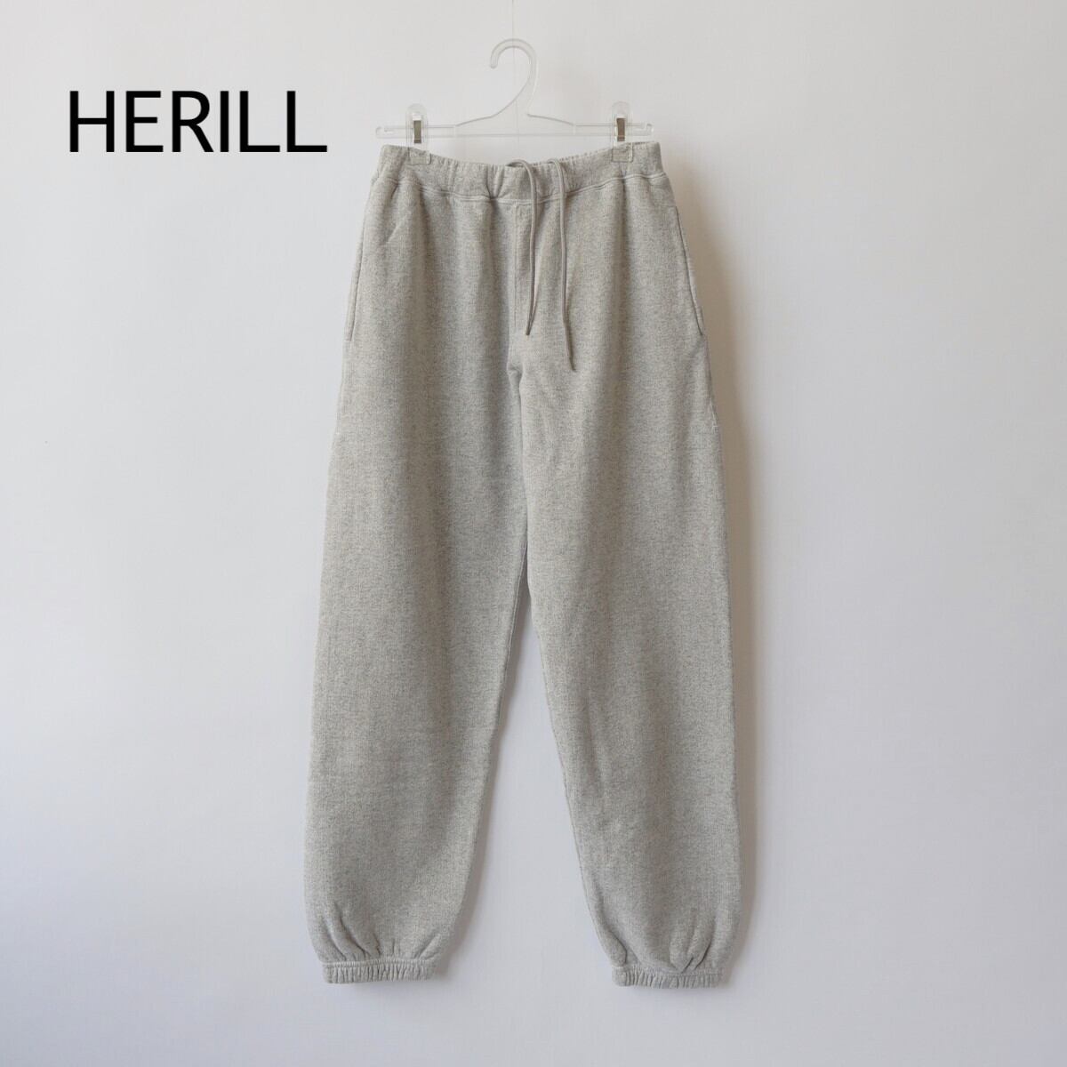 新品♡ HERILL ヘリル　スウェットパンツ36 HERILL/ヘリル・Sweat Pants | a flat shop